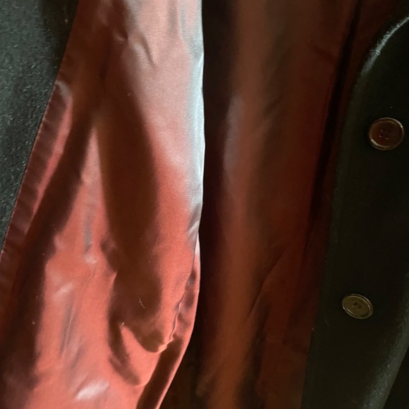 Liz Claiborne black lambs wool coat - Picture 4 of 6